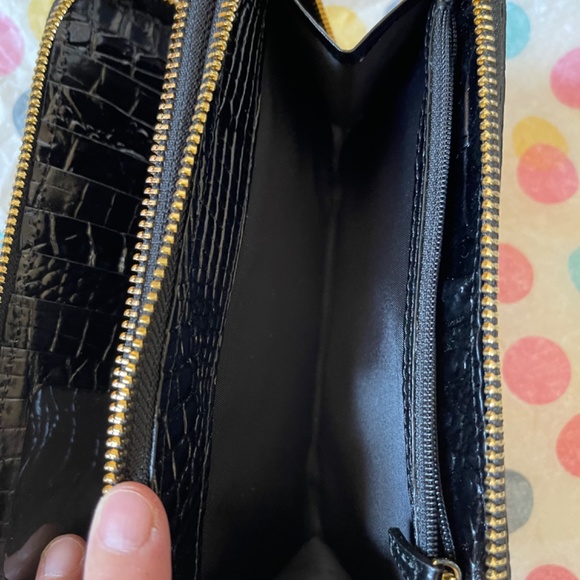 Brahmin Black Croc-Embossed Wallet - Picture 5 of 5